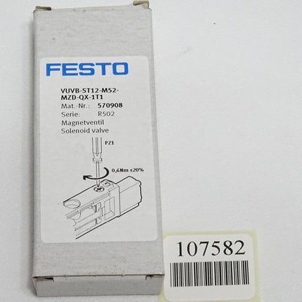 Festo 570908 VUVB-ST12-M52-MZD-QX-1T1 Magnetventil / Neu OVP - Maranos.de