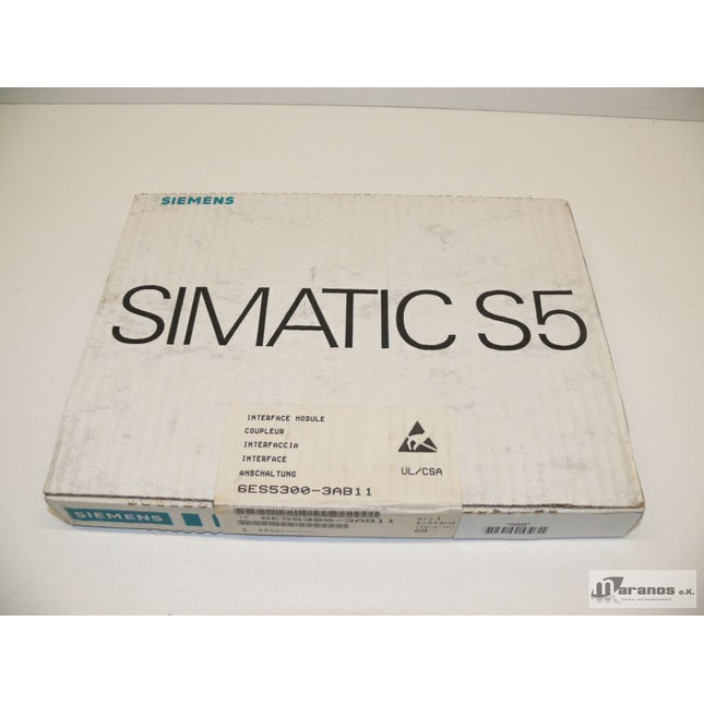 NEU-OVP Siemens 6ES5300-3AB11 Simatic S5 Anschaltung 6ES5 300-3AB11 E:09 - Maranos.de