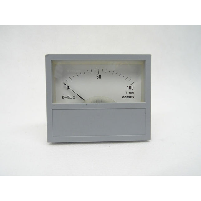 Gossen Analoganzeige 0-100 / 1mA / 0-1,5 Amperemeter Messgerät 375 047 001 - Maranos.de