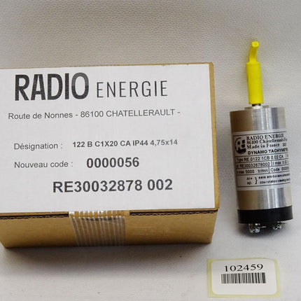Radio Energie RE.0122 1CB 0.02 CA RE30032878002 Dynamo Tachymetrique 5000min-1 0.02A  / Neu OVP - Maranos.de
