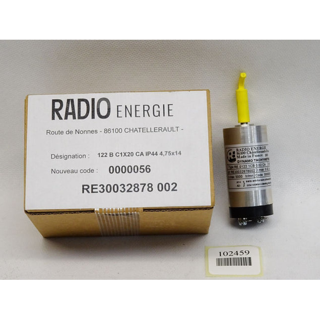 Radio Energie RE.0122 1CB 0.02 CA RE30032878002 Dynamo Tachymetrique 5000min-1 0.02A  / Neu OVP - Maranos.de