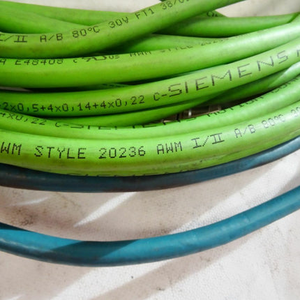 Siemens Motion Connect 570108.0025.01 E48408 6FX2002-2CA31-1BF0 ca.15m + 3x(2x0,14/D)+4x0,14+4x0,23+2x0,5 ca. 2m - Maranos.de