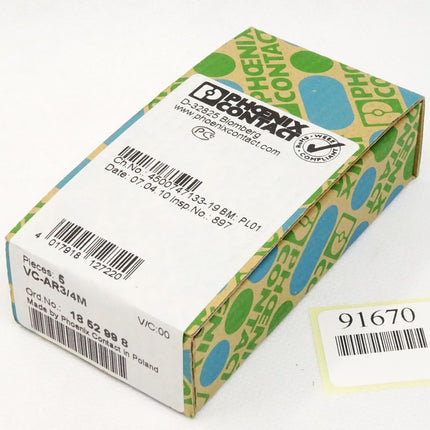 Phoenix Contact Anbaurahmen VC-AR3/4M / 1852998 / Inhalt : 5 Stück / Neu OVP versiegelt - Maranos.de