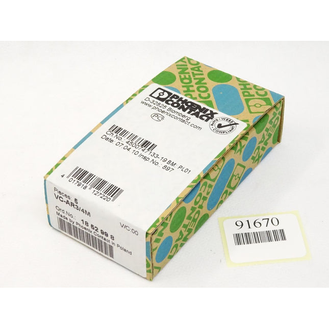 Phoenix Contact Anbaurahmen VC-AR3/4M / 1852998 / Inhalt : 5 Stück / Neu OVP versiegelt - Maranos.de