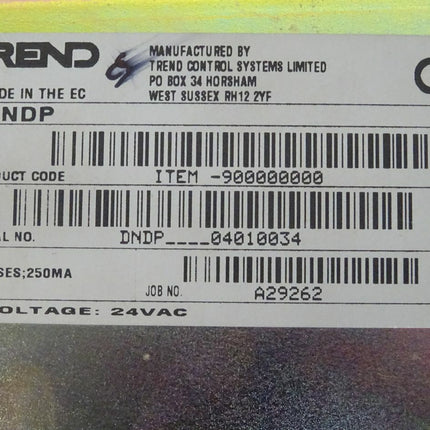 Trend NDP Kontrolldisplay Panel Bedienpanel Typ NDP 24VAC - Maranos.de