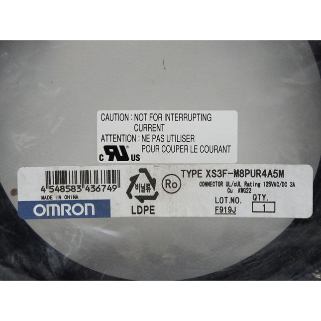 Omron XS3F-M8PUR4A5M Sensorstecker / Neu OVP - Maranos.de