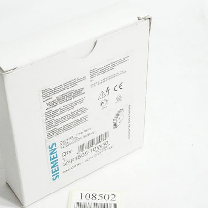 Siemens Zeitrelais 0.05s...100h 3RP1505-1BW30 / Neu OVP - Maranos.de