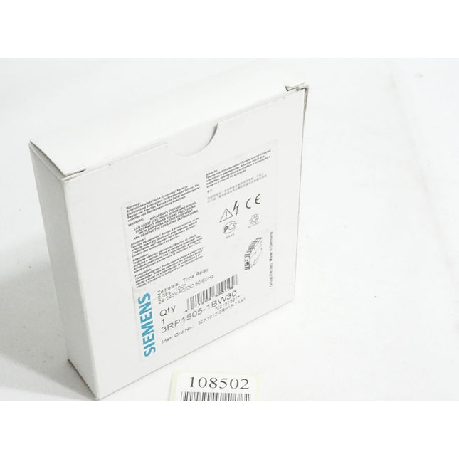 Siemens Zeitrelais 0.05s...100h 3RP1505-1BW30 / Neu OVP - Maranos.de
