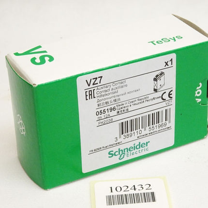 Schneider VZ7 Hilfskontakt 055196 / Neu OVP - Maranos.de