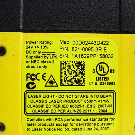 Cognex Barcode-Lesegerät DM303X 825-0398-2R 821-0095-3R - Maranos.de