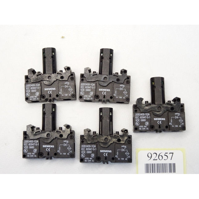 Siemens Actuator-/Indicator Compnoent 3SB3400-1QA / Inhalt : 5 Stück / Neu - Maranos.de