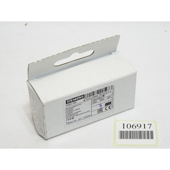 Siemens Sicherungseinsatz 5SE2320 20A / Inhalt:7 Stück / Neu OVP - Maranos.de