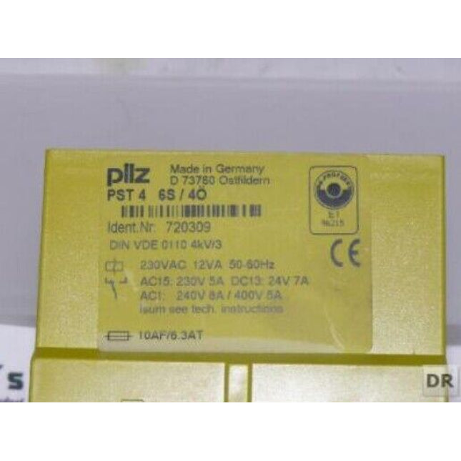 PILZ PST 4  6S / 4Ö PST 4  / Ident-Nr.: 720309  / 230VAC 12 VA 50-60Hz - Maranos.de