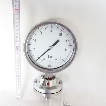 Wika Ettore Cella BN150 Manometer 0-16bar / Neu - Maranos.de