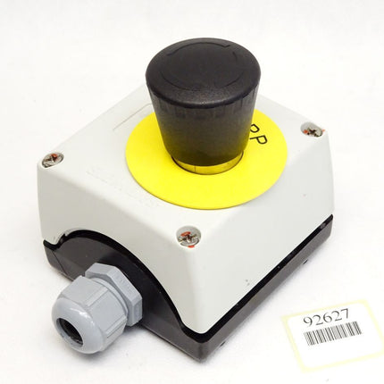 Siemens Pilzdrucktaster schwarz mit Gehäuse + 3SB3423-0C - Maranos.de