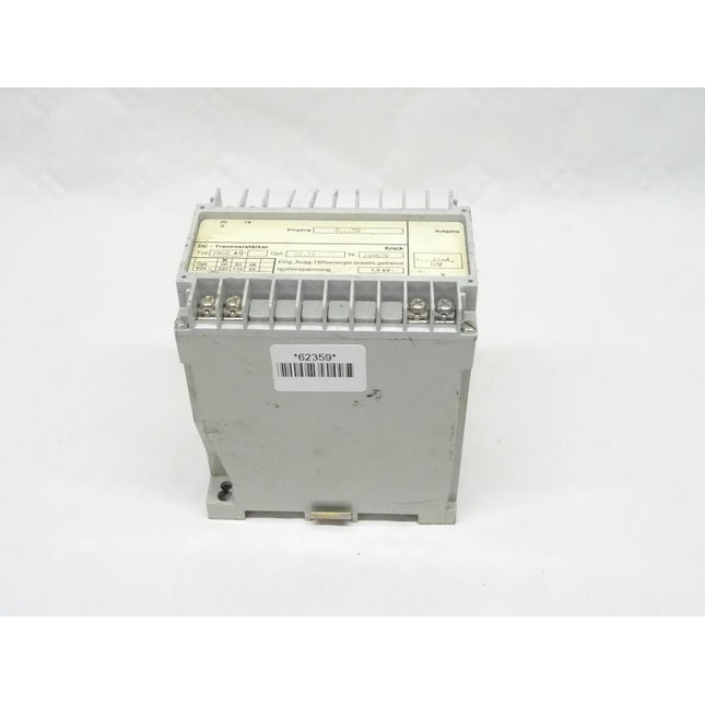 Knick DC-Trennverstärker 7460 A1 Isolating-Amplifier Hutschienenmontage 20mA 10V - Maranos.de