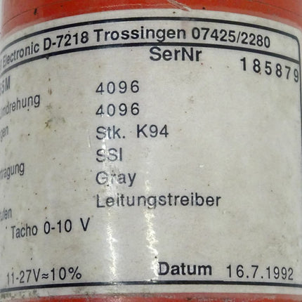T+R Electronic CE65M Drehgeber Umdrehungen 4069 - Maranos.de