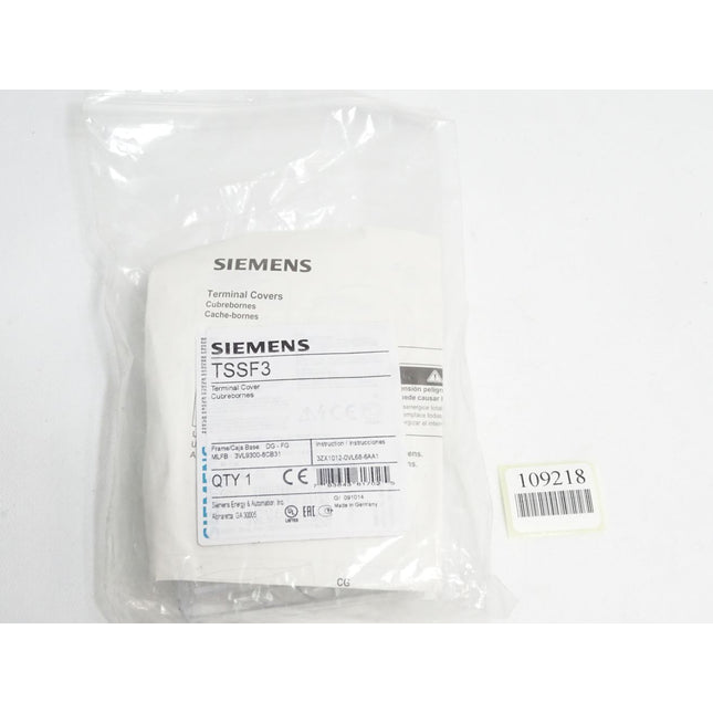 Siemens TSSF3 Terminal cover for 3VL9300-8CB31 / Neu OVP - Maranos.de
