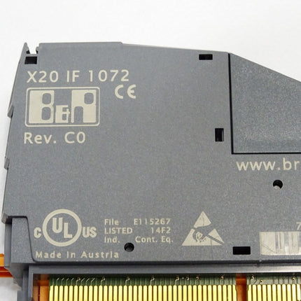 B&R Schnittstellenmodul X20IF1072 X20 IF 1072 Rev.C0 / Neuwertig - Maranos.de