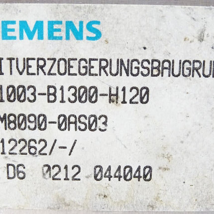 Siemens Zeitverzoegerungsbaugruppe 6FM8090-0AS03 - Maranos.de