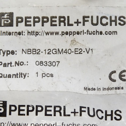 Pepperl+Fuchs 083307 BB2-12GM40-E2-V1 Induktiver Sensor / Neu OVP - Maranos.de