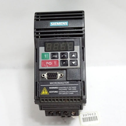 Siemens Micromaster 6SE9212-8BA40 0.75HP 550W - Maranos.de