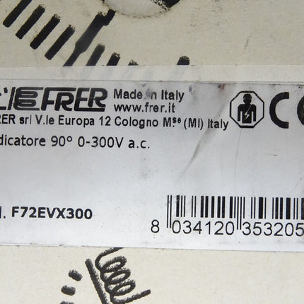 Frer Voltmeter 90° 0-300V AC / F72EVX300 / Neu OVP - Maranos.de
