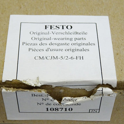 Festo 108710 CM/CJM-5/2-6-FH Verschleißteile / Neu OVP - Maranos.de