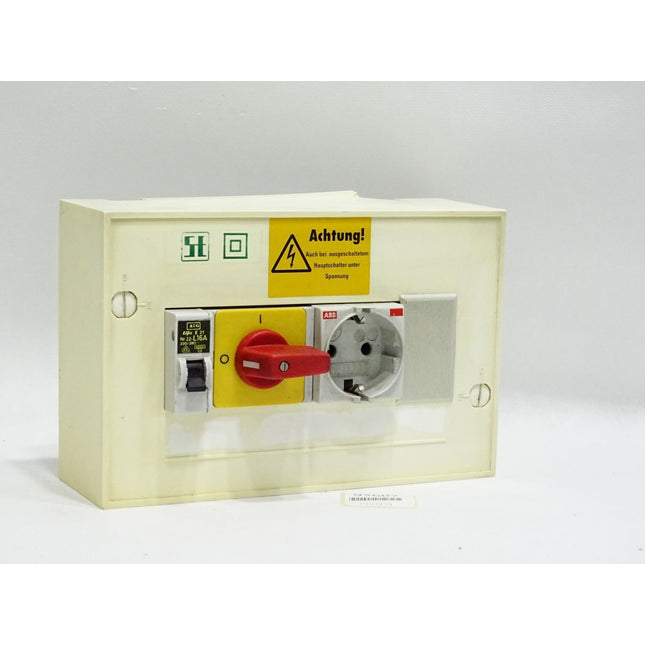 Schaltkasten 220V Notschalter Schuko Steckdose Verteilerschrank AEG Elfa 22-L16A - Maranos.de