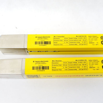 Leuze Electronic MLC MLC300T20-150 68090201 Transmitter + MLC310R20-150 68091201 Receiver / Neu OVP - Maranos.de