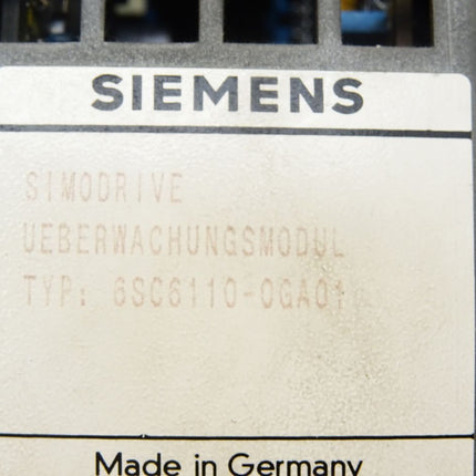 Siemens Simodrive Überwachungsmodul / 6SC6110-0GA01 - Maranos.de