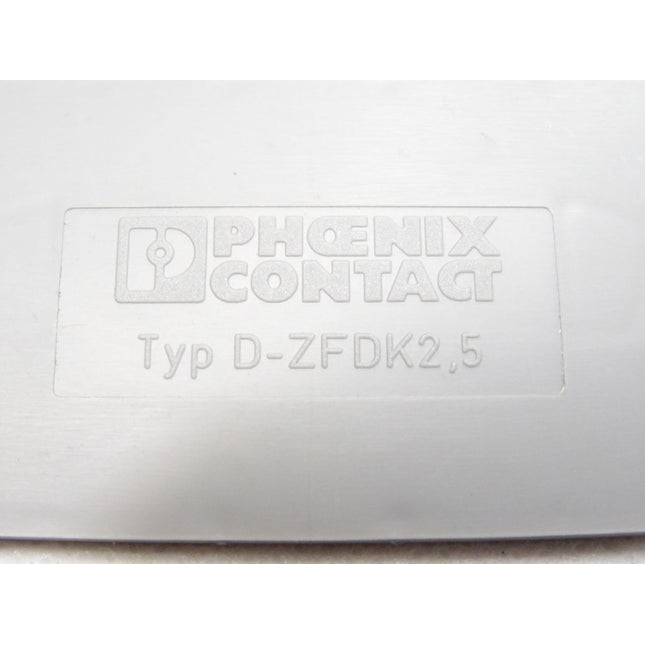 Phoenix Contact 3002814 D-ZFDK2,5 Inhalt:5 Stück End Platte / Neu - Maranos.de