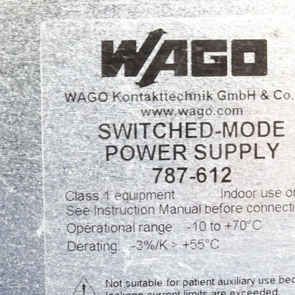 Wago 787-612 Primär getaktete Stromversorgung - Maranos.de