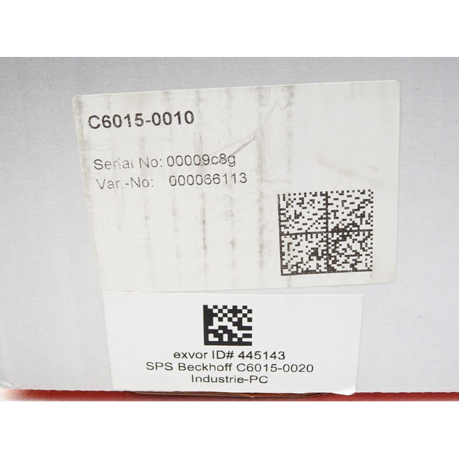Beckhoff C6015-0010 Lüfterloser Ultra-Kompakt-Industrie-PC / Neu OVP - Maranos.de