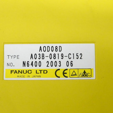 Fanuc A03B-0819-C152 Output Module AOD08D N6400 2003-06 - Maranos.de