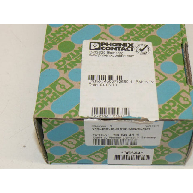 NEU-OVP Phoenix Contact VS-PP-R-8XRJ45/5-SC Steckverbinder 1656411 - Maranos.de