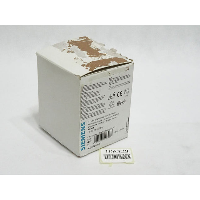 Siemens Neutralleiter 3LD9220-0B / Inhalt:3 Stück / Neu OVP - Maranos.de