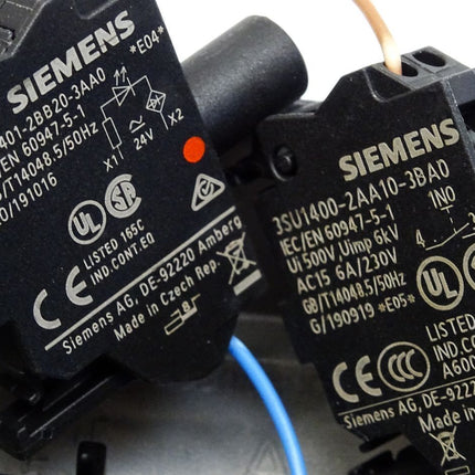 Siemens Drucktaster rot 3SU1401-2BB20-3AA0 3SU1400-2AA10-3BA0 Gehäuse 3SU1851-0AA00-0AB1 - Maranos.de