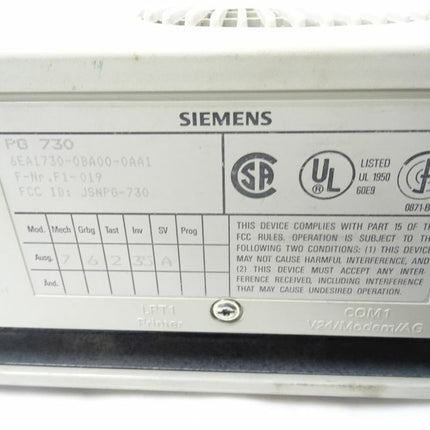 Siemens 6EA1730-0BA00-0AA1 Programmiergerät PG730 6EA1 730-0BA00-0AA1 - Maranos.de