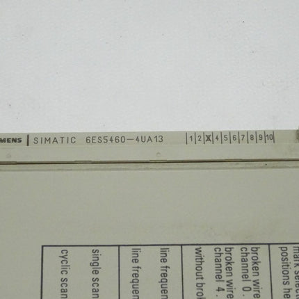 Siemens 6ES5460-4UA13 Simatic Analogausgabe 6ES5 460-4UA13 - Maranos.de