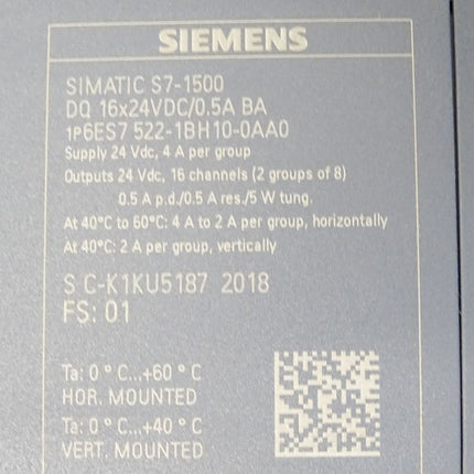 Siemens S7-1500 6ES7522-1BH10-0AA0 6ES7 522-1BH10-0AA0 / Neu OVP - Maranos.de