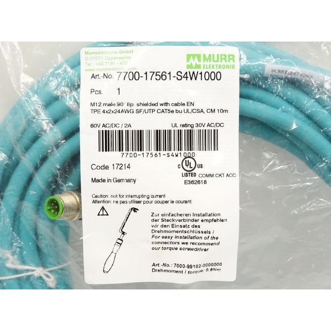Murr Elektronik 7700-17561-S4W1000 / Neu OVP - Maranos.de