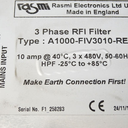 Yaskawa CIMR-VC4A0009BAA 4/3kW Frequenzumrichter mit Filter A1000-FIV3010-RE - Maranos.de