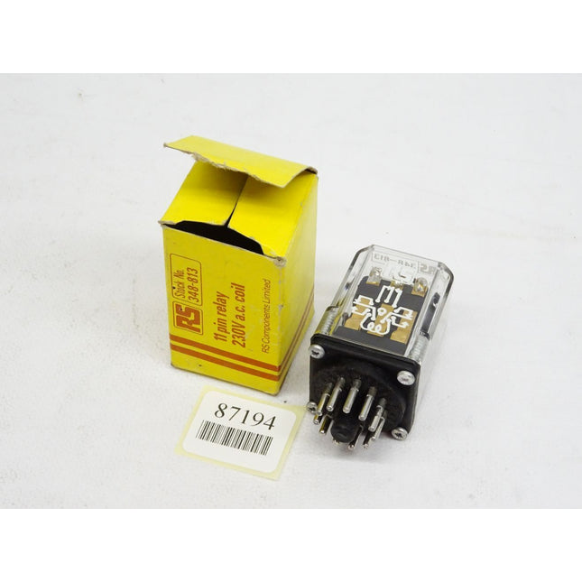 RS 348-813 / 11 pin relay / Neu OVP - Maranos.de