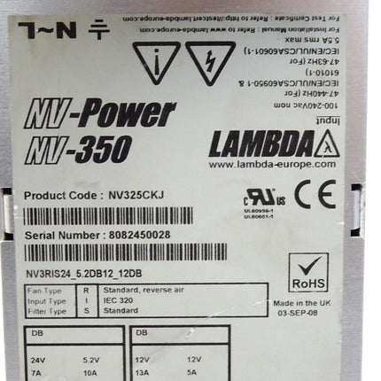 Lambda NV-Power NV-350 NV325CKJ NV3RIS24_5 Power Supply - Maranos.de