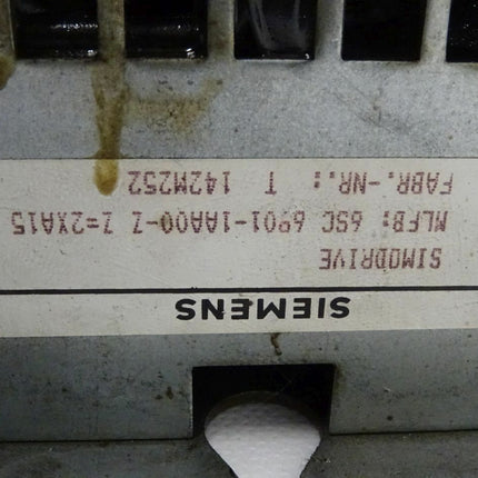 Siemens 6SC6901-1AA00-Z - Z=2XA15 - 2x 6SC6502-0AB02 - Maranos.de