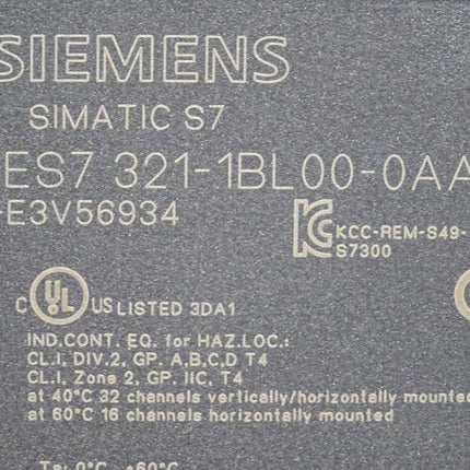 Siemens S7-300 SM321 6ES7321-1BL00-0AA0 6ES7 321-1BL00-0AA0 - Maranos.de