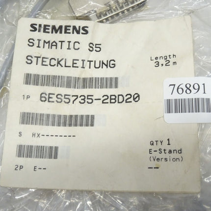 Siemens SIMATIC S5 6ES5735-2BD20 Steckleitung (3,2 Meter) 6ES5 735-2BD20 - NEU - Maranos.de