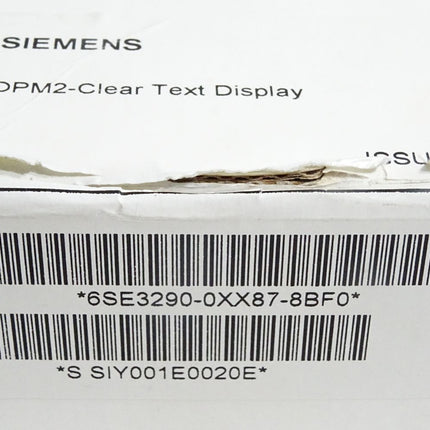 Siemens OPM2-Clear Text Display Bedienfeld 6SE3290-0XX87-8BF0 / Neu OVP - Maranos.de