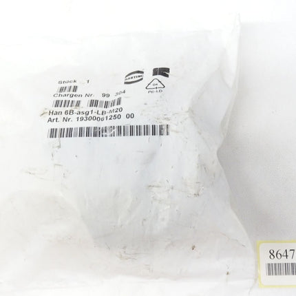 Harting HAN 6B-asg1-LB-M20 / 19300061250 / Neu OVP - Maranos.de